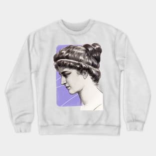 Philosopher Hypatia illustration Crewneck Sweatshirt